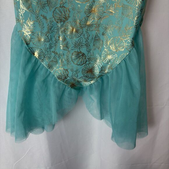 Disney Store Girls Med / 8 Ariel Little Mermaid Deluxe Adaptive 3 Piece Swim Set - Picture 13 of 16